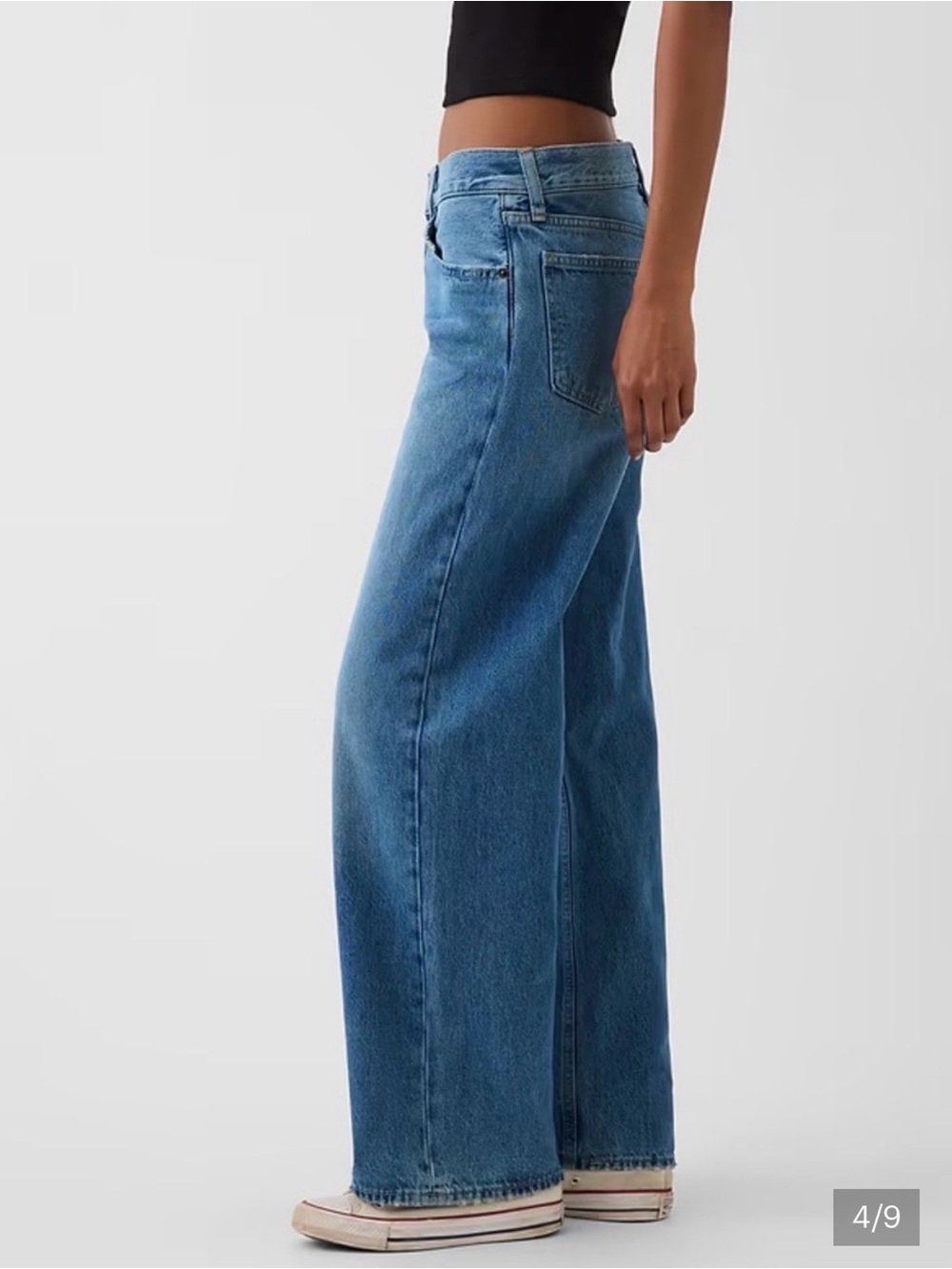 Hailey Beiber Low Rise Loose Jeans X GAP NWT